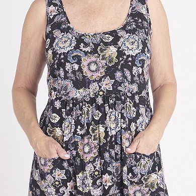 Women's Connected Apparel Floral Fit & Flare Dress