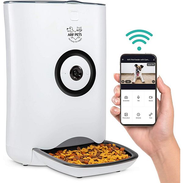 Arf Pets Smart Automatic Pet Feeder with WiFi Programmable Food