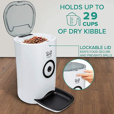 Arf Pets Smart Automatic Pet Feeder with Wi-Fi Programmable Food Dispenser for Dogs & Cats