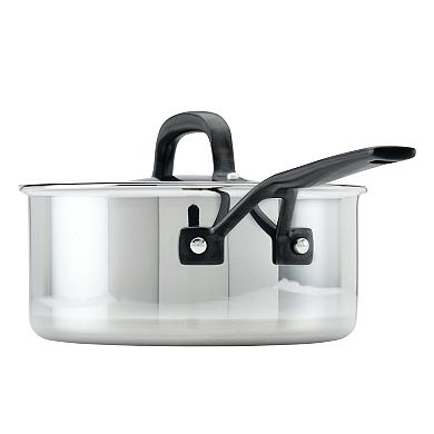 KitchenAid 5-Ply Clad Stainless Steel 3-qt. Saucepan with Lid