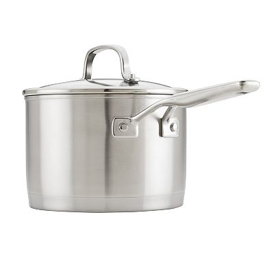 KitchenAid 3-Ply Base Stainless Steel 3-qt. Saucepan with Lid