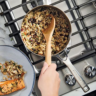 KitchenAid 3-Ply Base Stainless Steel 3-qt. Saucepan with Lid