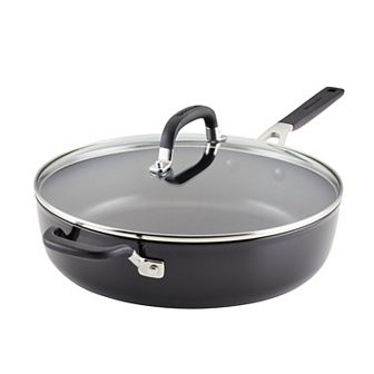 KitchenAid Hard-Anodized Nonstick 5-qt Saute Pan with Lid