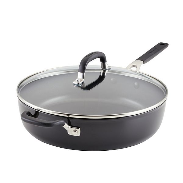 KitchenAid HardAnodized Nonstick 5qt. Saute Pan with Lid
