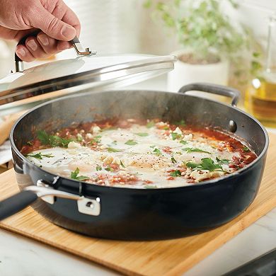 KitchenAid Hard-Anodized Nonstick 5-qt. Saute Pan with Lid