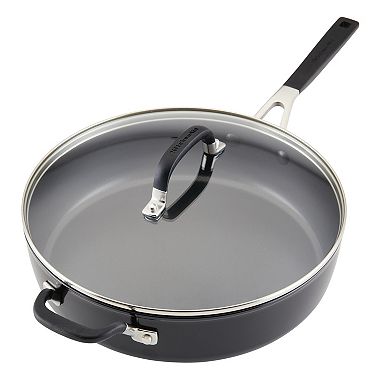 KitchenAid Hard-Anodized Nonstick 5-qt. Saute Pan with Lid
