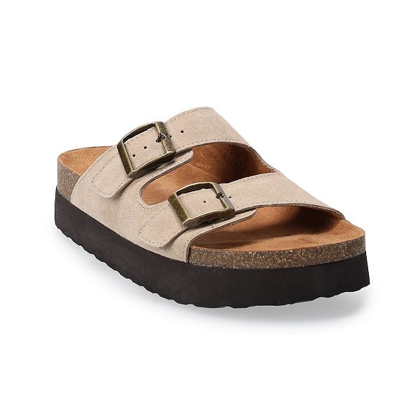 Footbed deals sandals kohls