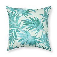 Deals on 3Pk Sonoma Goods For Life Aqua Palm 17x17-in Throw Pillow