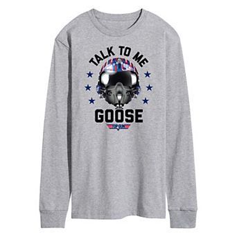 Men's Top Gun Talk To Me Goose Long Sleeve Tee