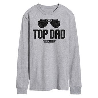 Men's Top Gun Top Dad Long Sleeve Tee