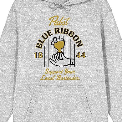 Men's Pabst Blue Ribbon Logo 1844 Hoodie