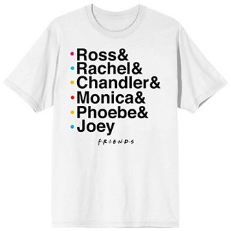 Men's Friends TV Show Character Tee
