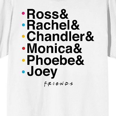 Men's Friends TV Show Character Tee