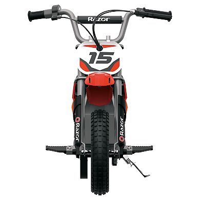 Razor MX400 Dirt Rocket 24V Electric Toy Motocross Motorcycle Dirt Bike, Red