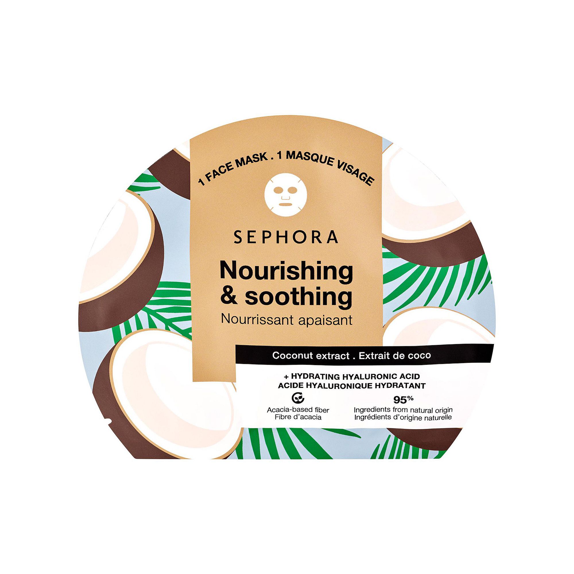 SEPHORA COLLECTION Hydrating Hyaluronic Acid Face Masks, White