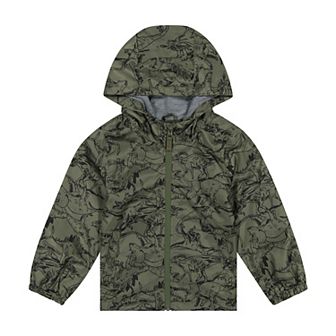 Toddler Boy Carter's Dinosaurs Lined Hooded Windbreaker Jacket