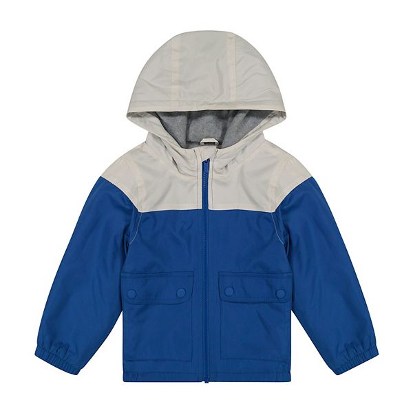 Toddler Boy Carter's Fleece Lined Colorblock Midweight Hooded Jacket