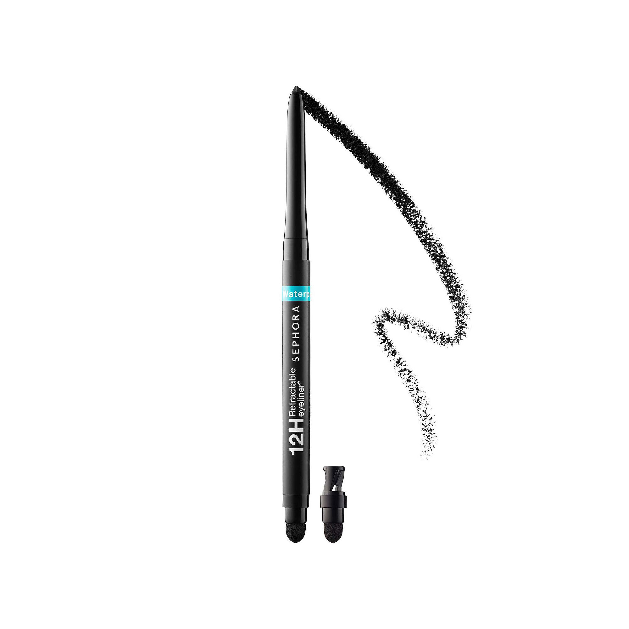 SEPHORA COLLECTION Waterproof 12HR Retractable Eyeliner Pencil, 01 Matte Bl