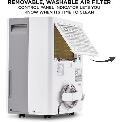 Ivation 3,000 Sq. Ft Energy Star Dehumidifier with Hose Connector, Humidity Control & Auto Shutoff