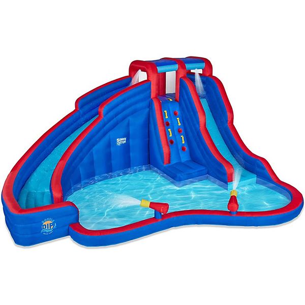 Inflatable Water Slide and Blow up Pool, Kids Water Park for