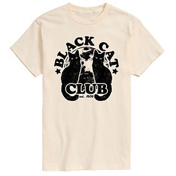 Men's Black Cat Club Tee