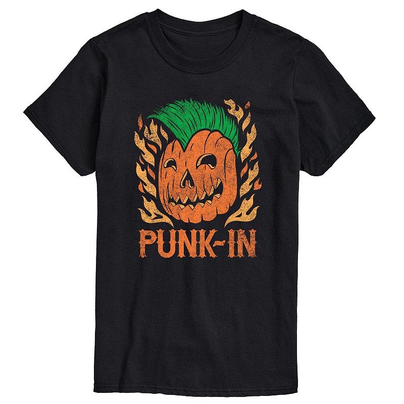 Licensed Character Men's Punk-In Halloween Tee, Size: Medium, Black