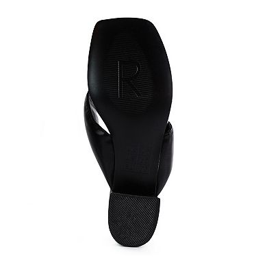 London Rag Memestar Women's Low Heel Thong Sandals