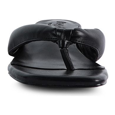 London Rag Memestar Women's Low Heel Thong Sandals