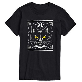 Men's Cat Ugly Sweater Tee