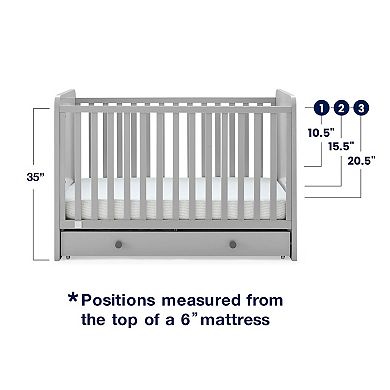 Baby Gap® Graham 4-in-1 Convertible Crib with Storage Drawer