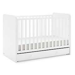 Under crib storage clearance drawer