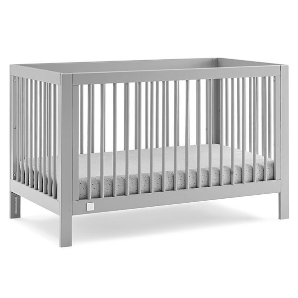 BabyGap by Delta Children Charlie 6-in-1 Convertible Crib - Greenguard Gold Certified - Gray