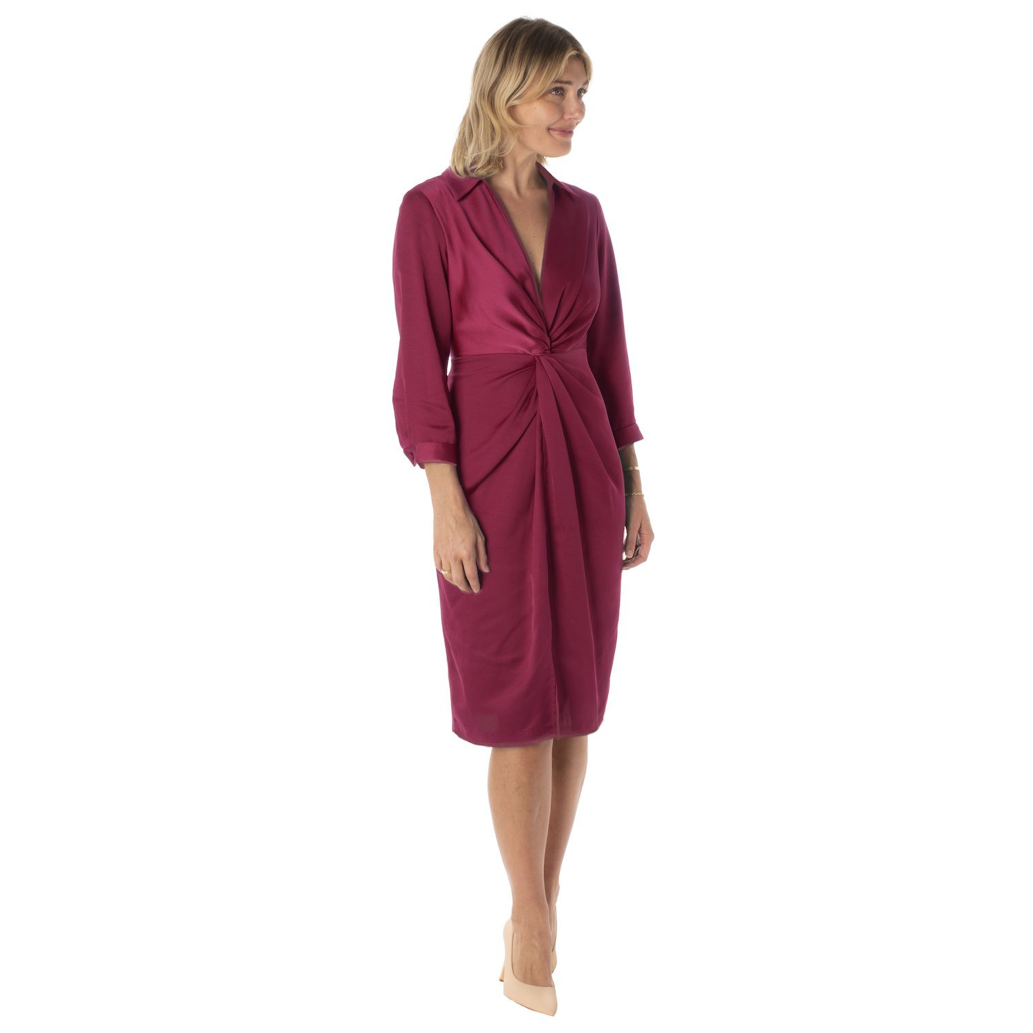 Kohls on sale maroon dress