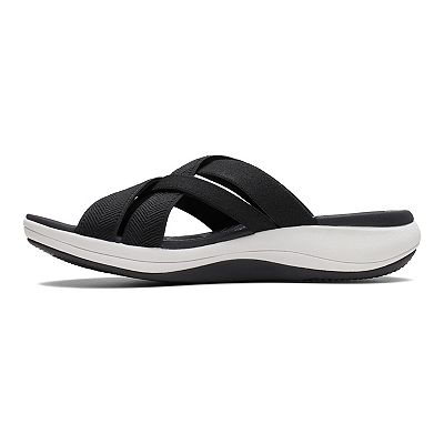 Clarks cloudsteppers slides clearance