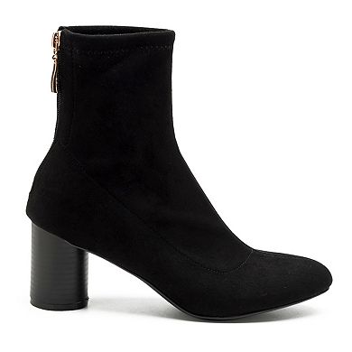 London Rag Emerson Women's Block Heel Ankle Boots