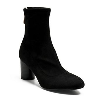 London Rag Emerson Women's Block Heel Ankle Boots