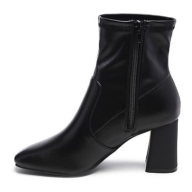 London Rag Daffofil Women's Block Heel Ankle Boots