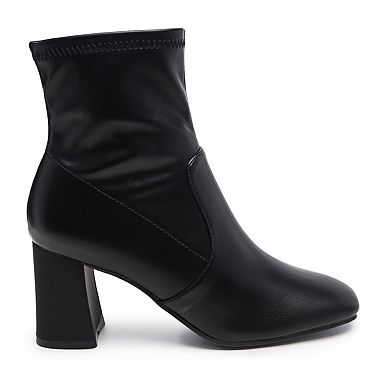 London Rag Daffofil Women's Block Heel Ankle Boots