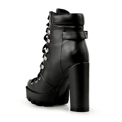 London Rag Willow Women's Combat Boots