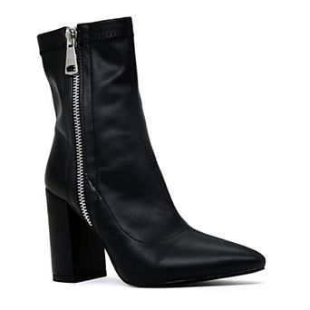 London Rag Valeria Women's Block Heel Ankle Boots