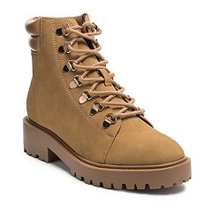 Kohls womens lace up cheap boots