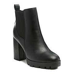 Kohls womens black booties outlet