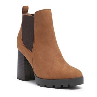 London Rag Sonia Women's Block Heel Chelsea Boots