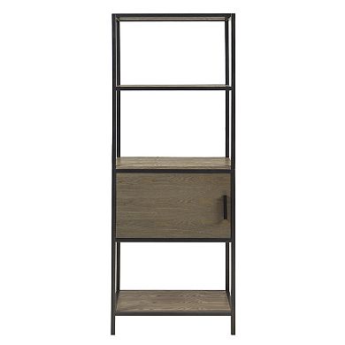 Madison Park Pagosa 3-Shelf Bookcase & Lower Storage Cabinet Set