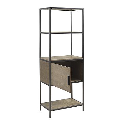 Madison Park Pagosa 3-Shelf Bookcase & Lower Storage Cabinet Set