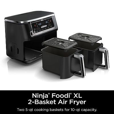 Ninja Foodi 6-in-1 XL 2-Basket Air Fryer