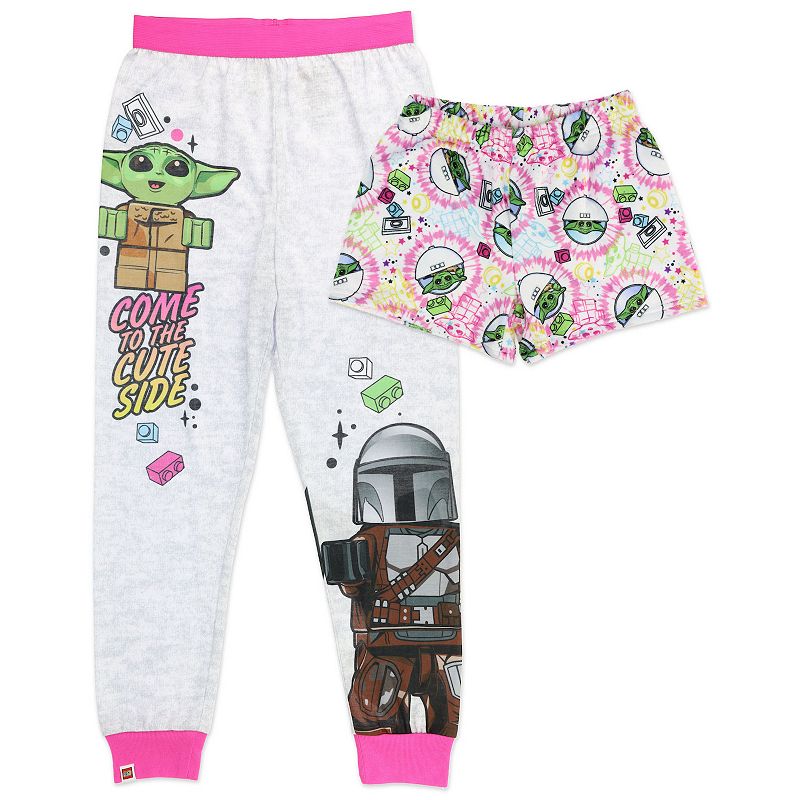 Girls 4-12 Lego Star Wars Pajama Pant and Short Set, Girls, Size: 4-5, Pin