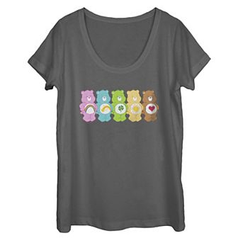 Juniors' Care Bears Group Lineup Graphic Tee