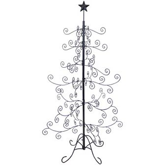 Sunnydaze Sunnydaze Noelle Metal Christmas Ornament Tree - 60" H