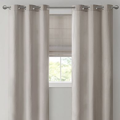 Madison Park Colm 2-Pack Basketweave Room Darkening Window Curtain Panels